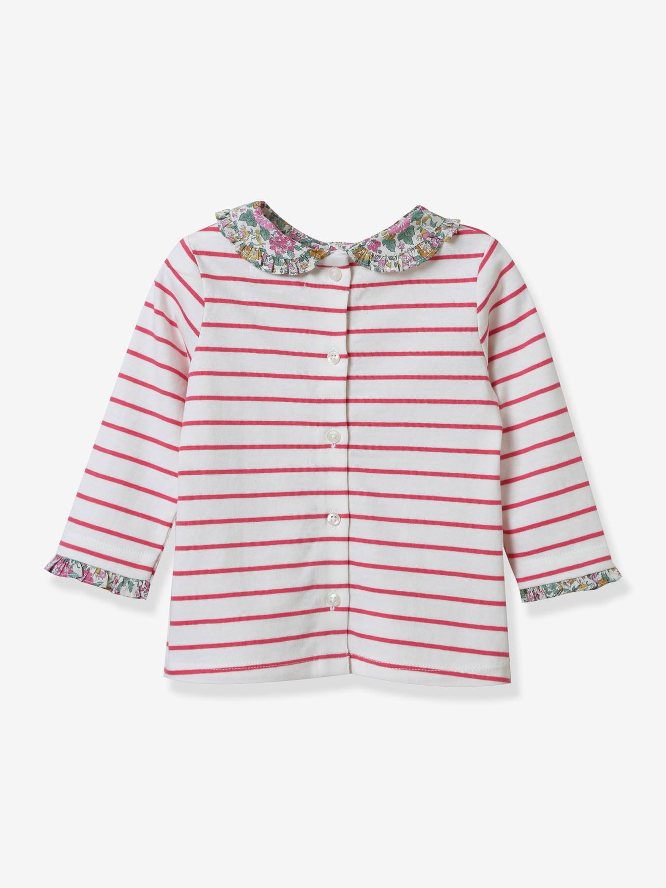 Camiseta de marinheiro em algodão orgânico para bebê