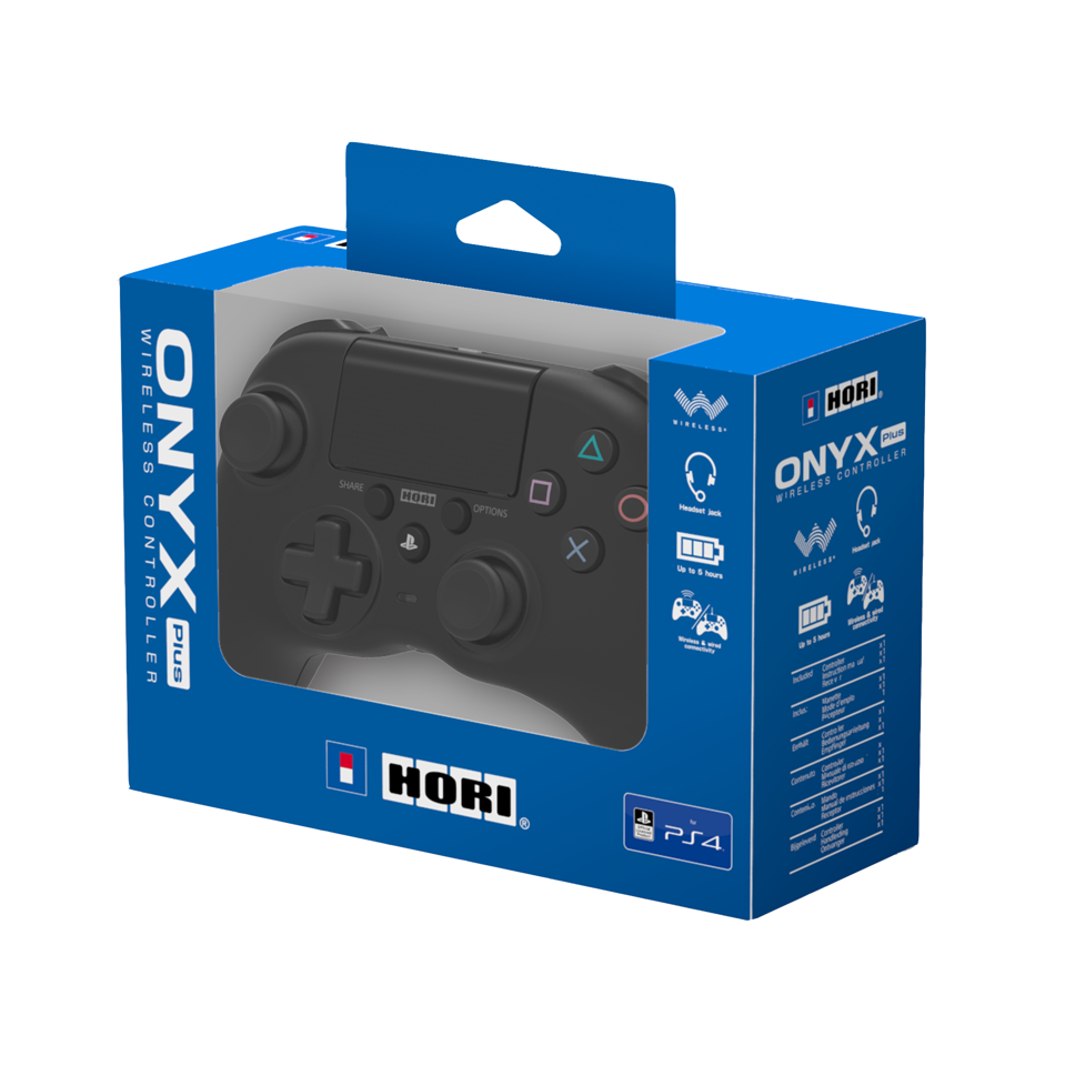 Hori New Playstation Onyx Wireless Controller- PlayStation 4