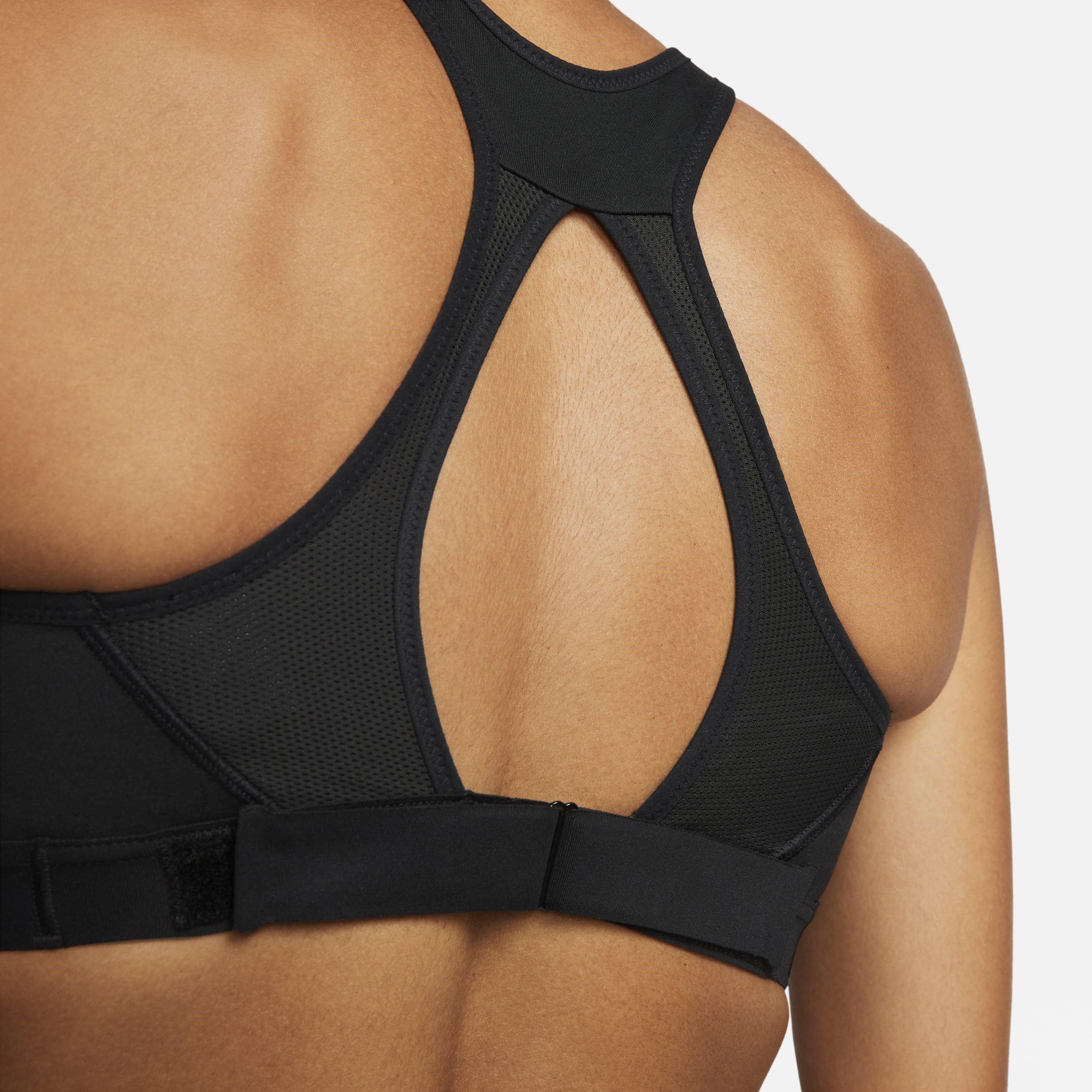 Nike Swoosh Fly High Support Non Padded Mesh Back Sports Bra