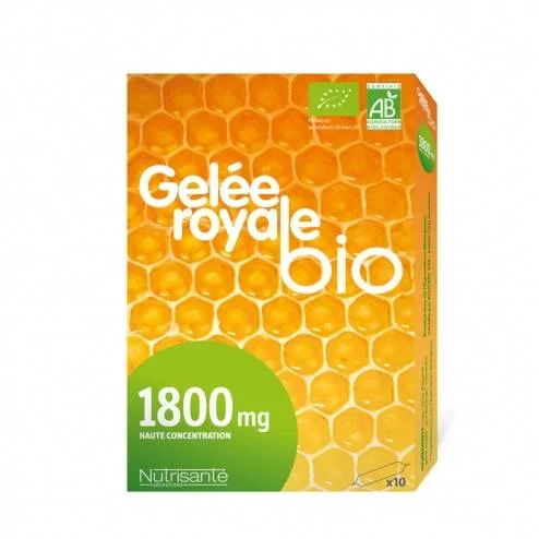 Gelée Royale Bio 1800 mg 10 Ampoules