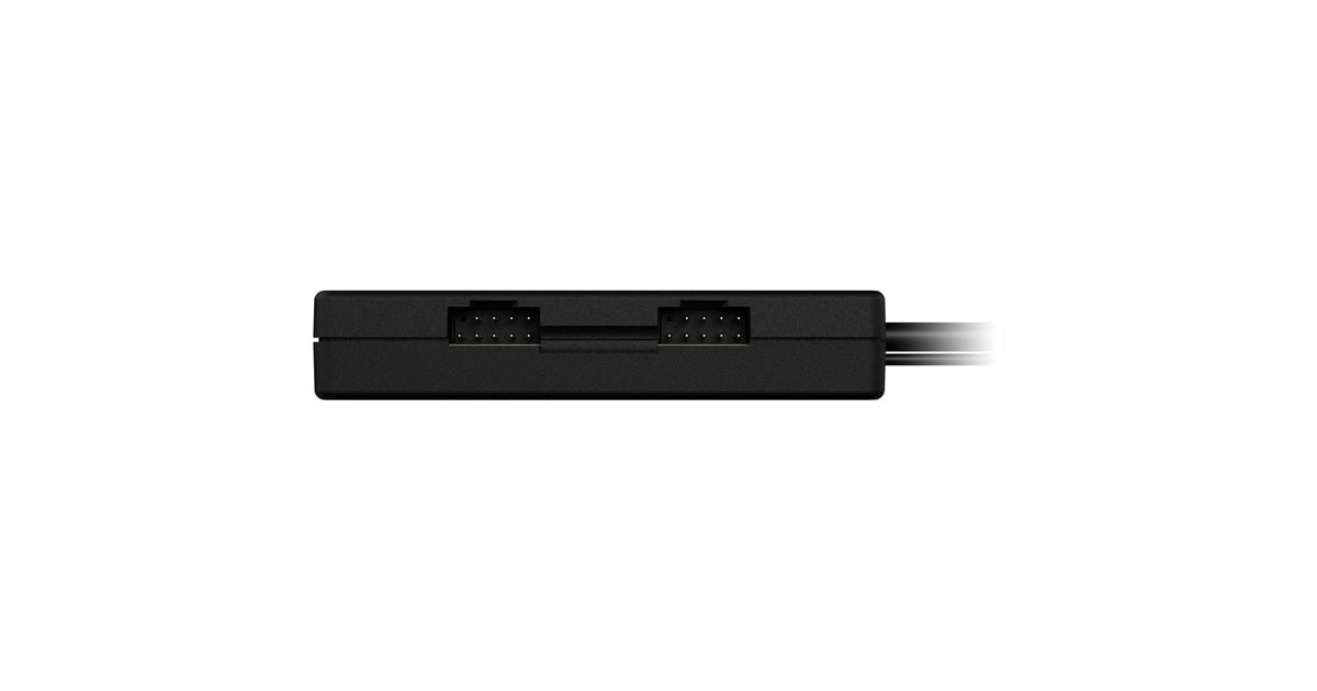 CorsairInterne USB 2.0-hub met 4 Poorten usb-hub  (Zwart, 0,45 meter)