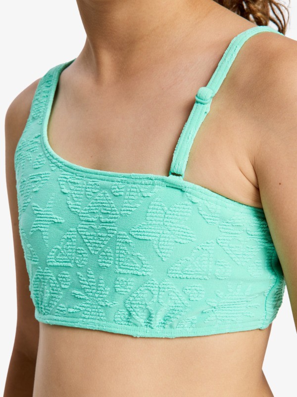 Hippie Hour Set Ensemble bikini bralette deux pièces Vert Filles 6-16 ans