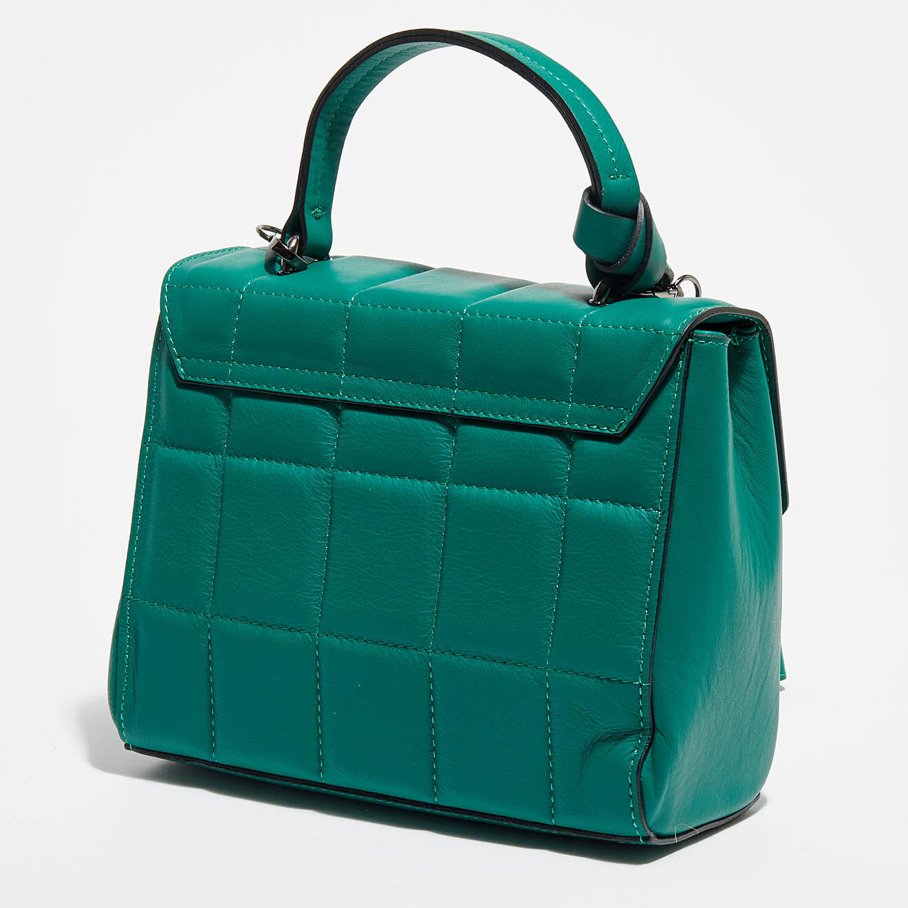 Christian Laurier Sac à main en Cuir Vicky vert - 22.5x19.5x10 cm