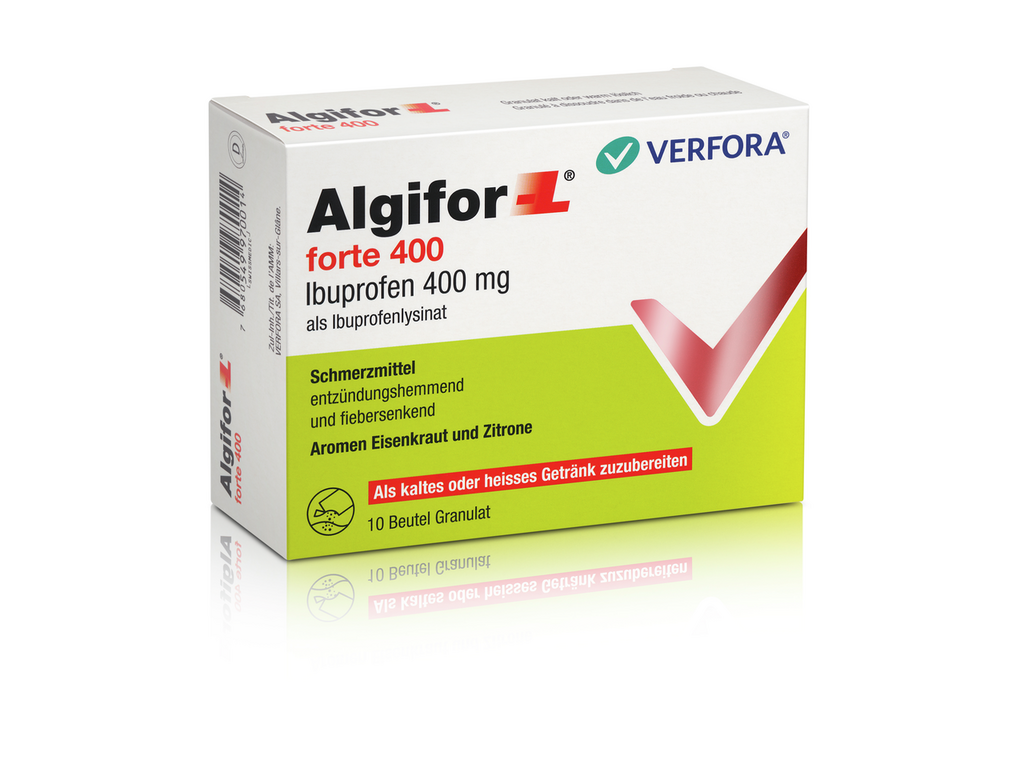 ALGIFOR forte Gran 400 mg Btl 10 Stk