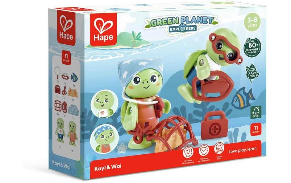 Spielfigurenset Kayl & WaiSchildkröten-Spielset