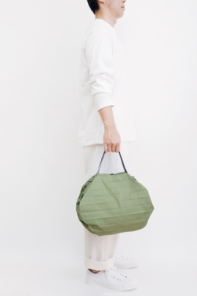 Shupatto - Medium Foldbar Taske Mori - Grøn