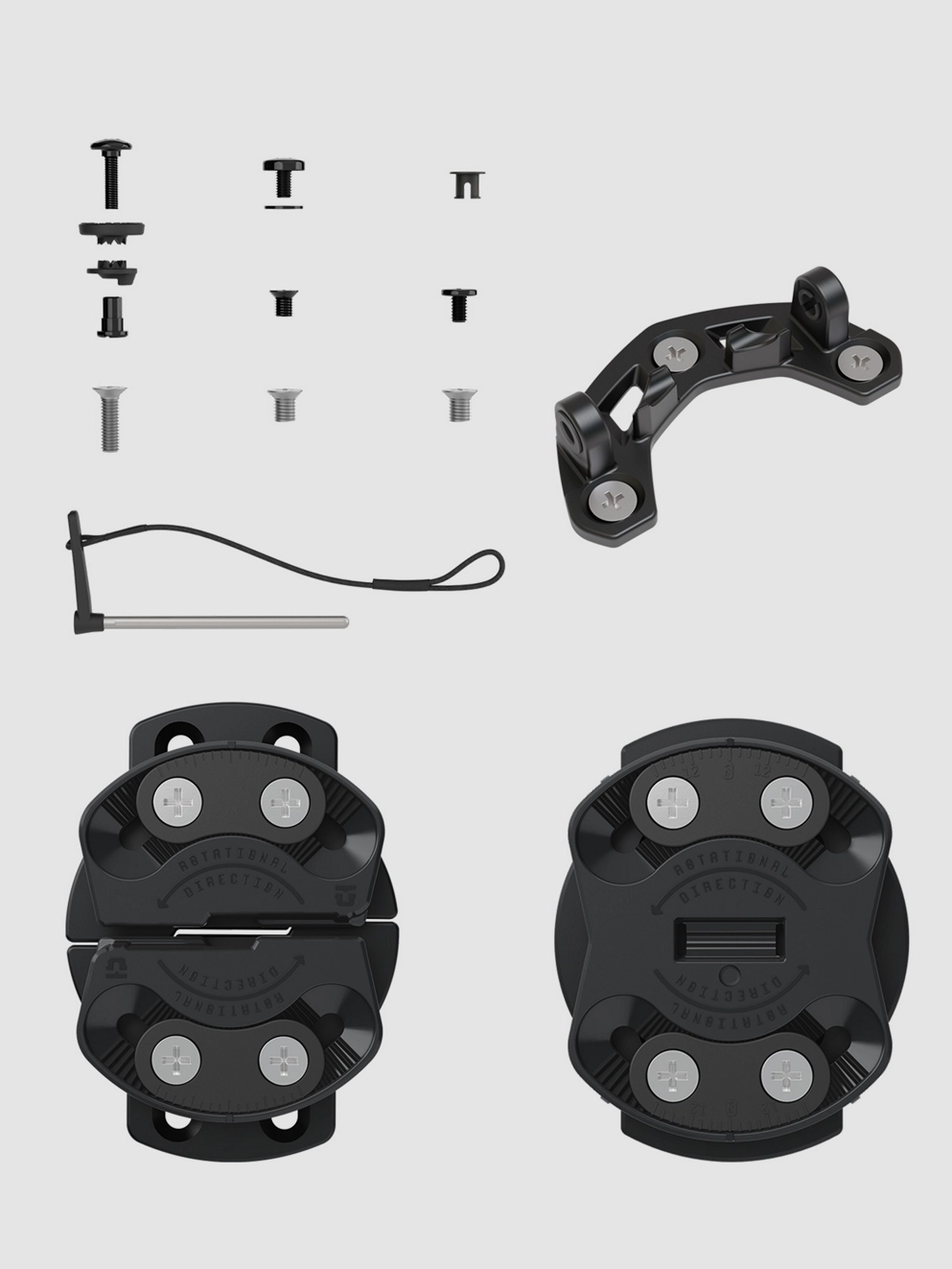 UNION Explorer 2025 Splitboard Bindings black
