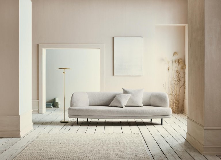Bolia Reflection vloerlamp LED antiek messing