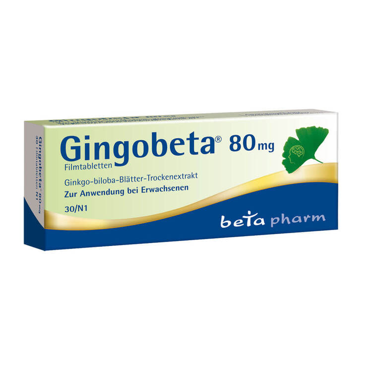 Gingobeta 80 mg Filmtabletten, 30 St