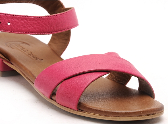 Lune et l autre nu pieds plats femme colette rose