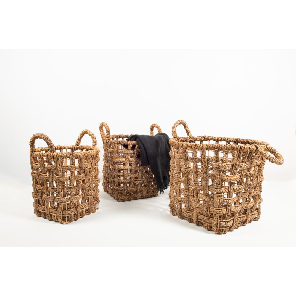 Panier pauline en jute 38x41x41cm - cezare