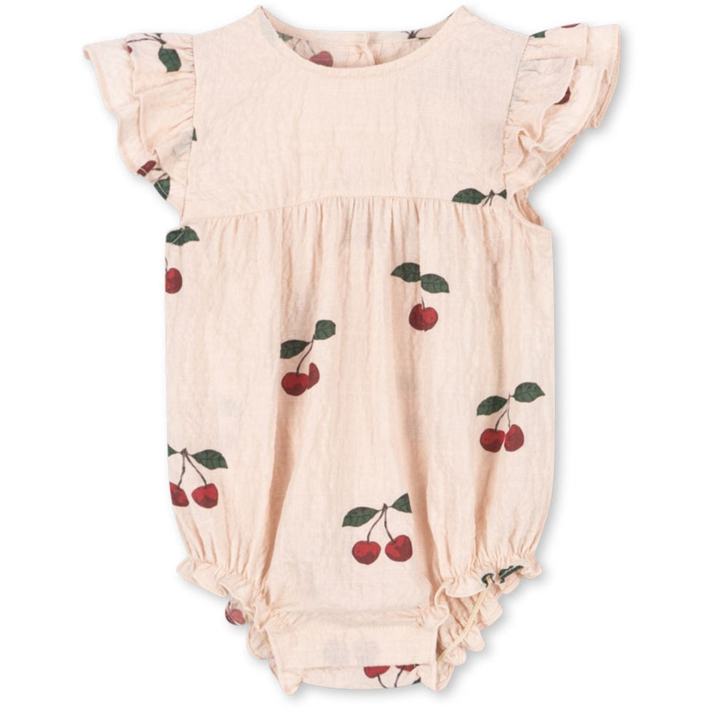 Køb Konges Sløjd Ma Grande Cerise Pink Elin Romper GOTS