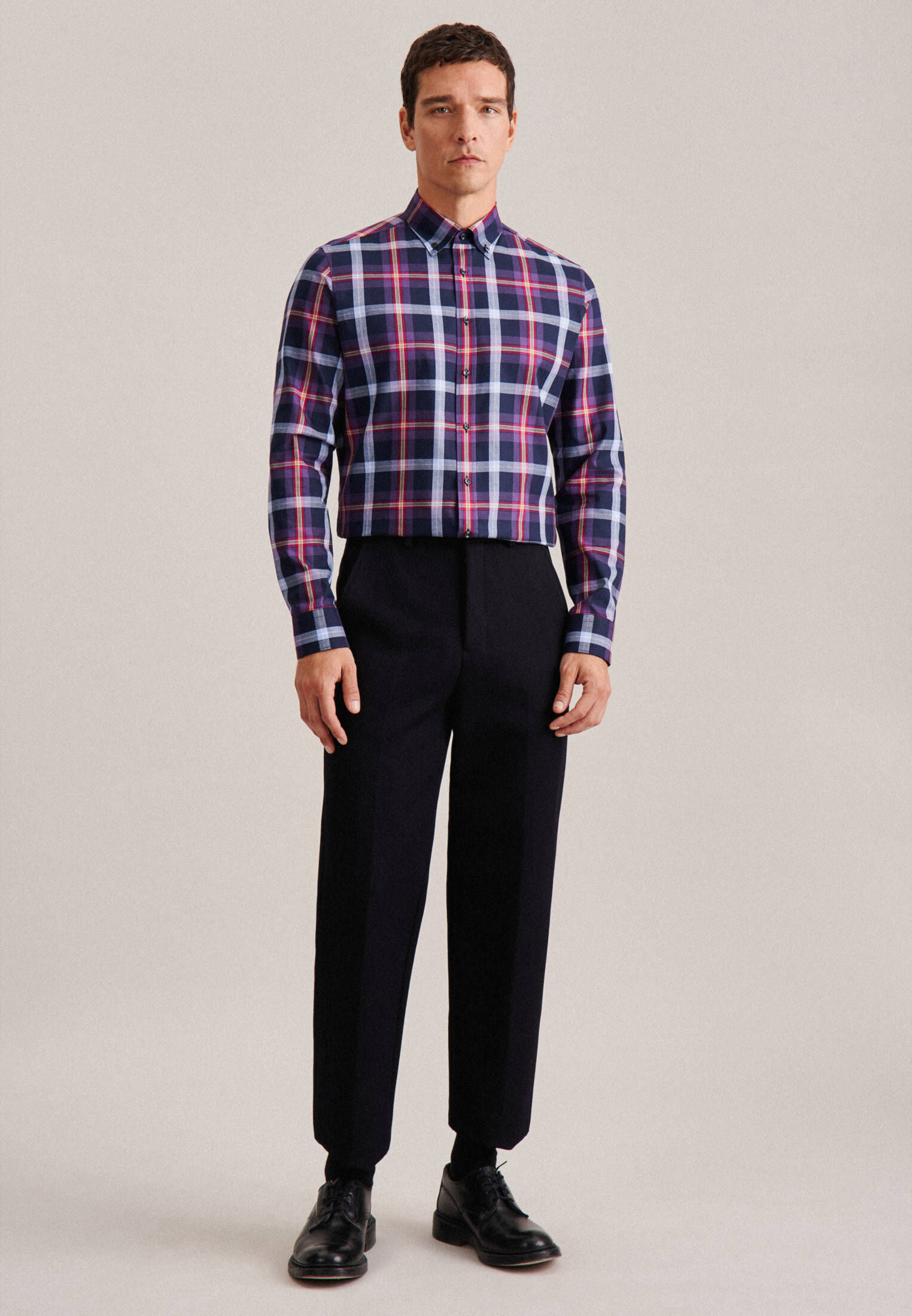 Seidensticker| Herren Flanellhemd Slim