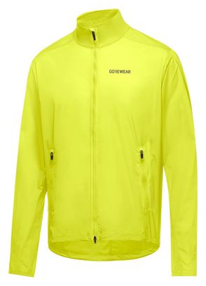 Veste coupe-vent Running Homme Gore Wear Concurve Jaune Fluo