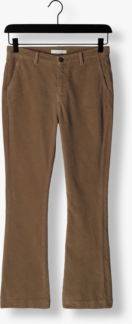BY-BAR camel by-bar flared broek leila velvet pant