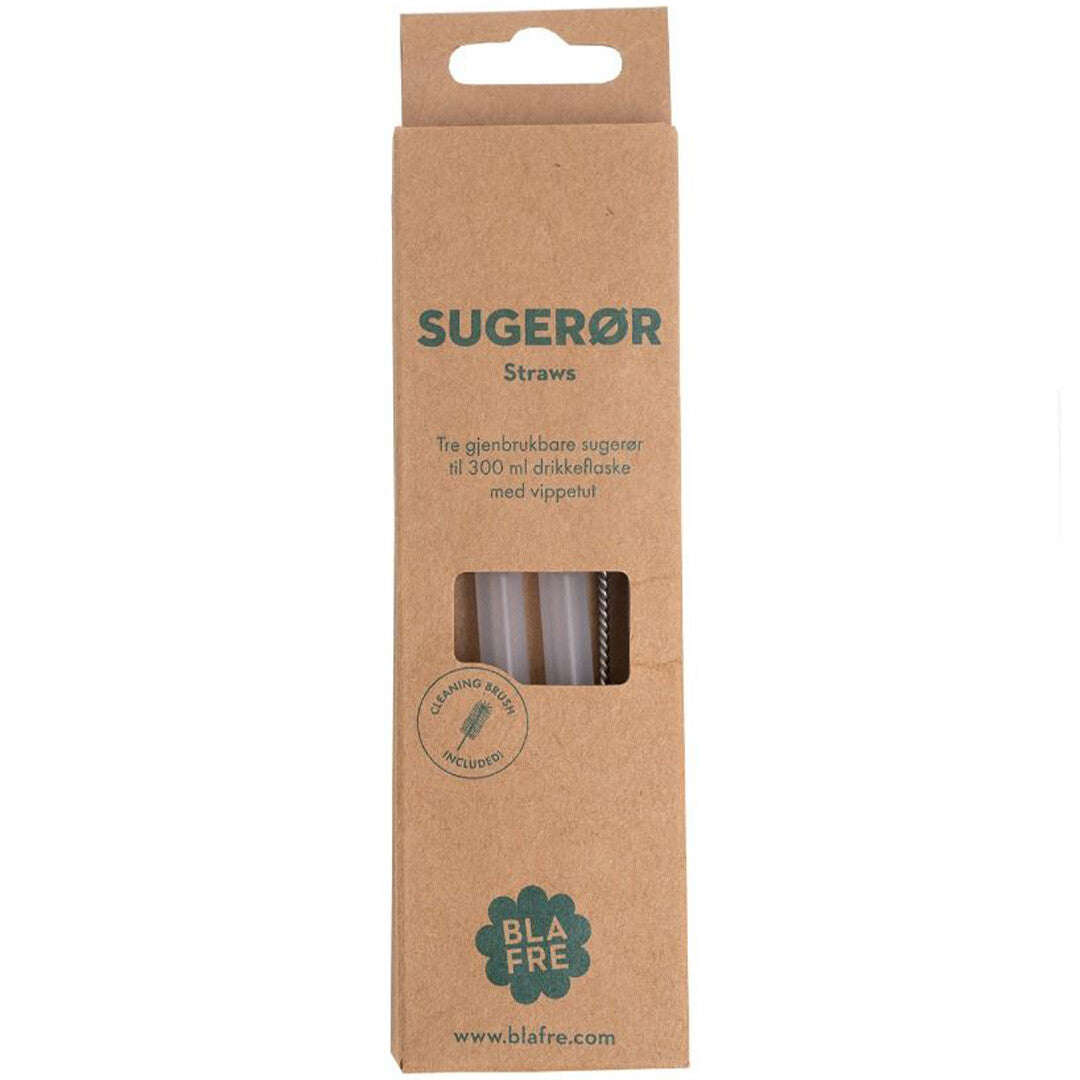 Blafre rietjes voor drinktuit - 300ml - 3st