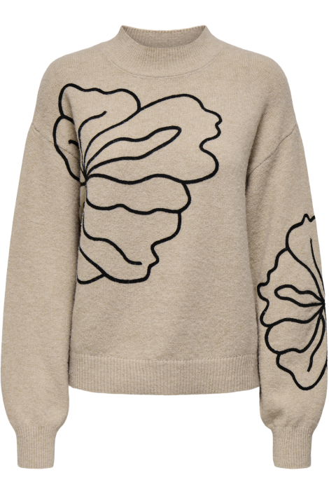 Jacqueline de Yong beige dames trui