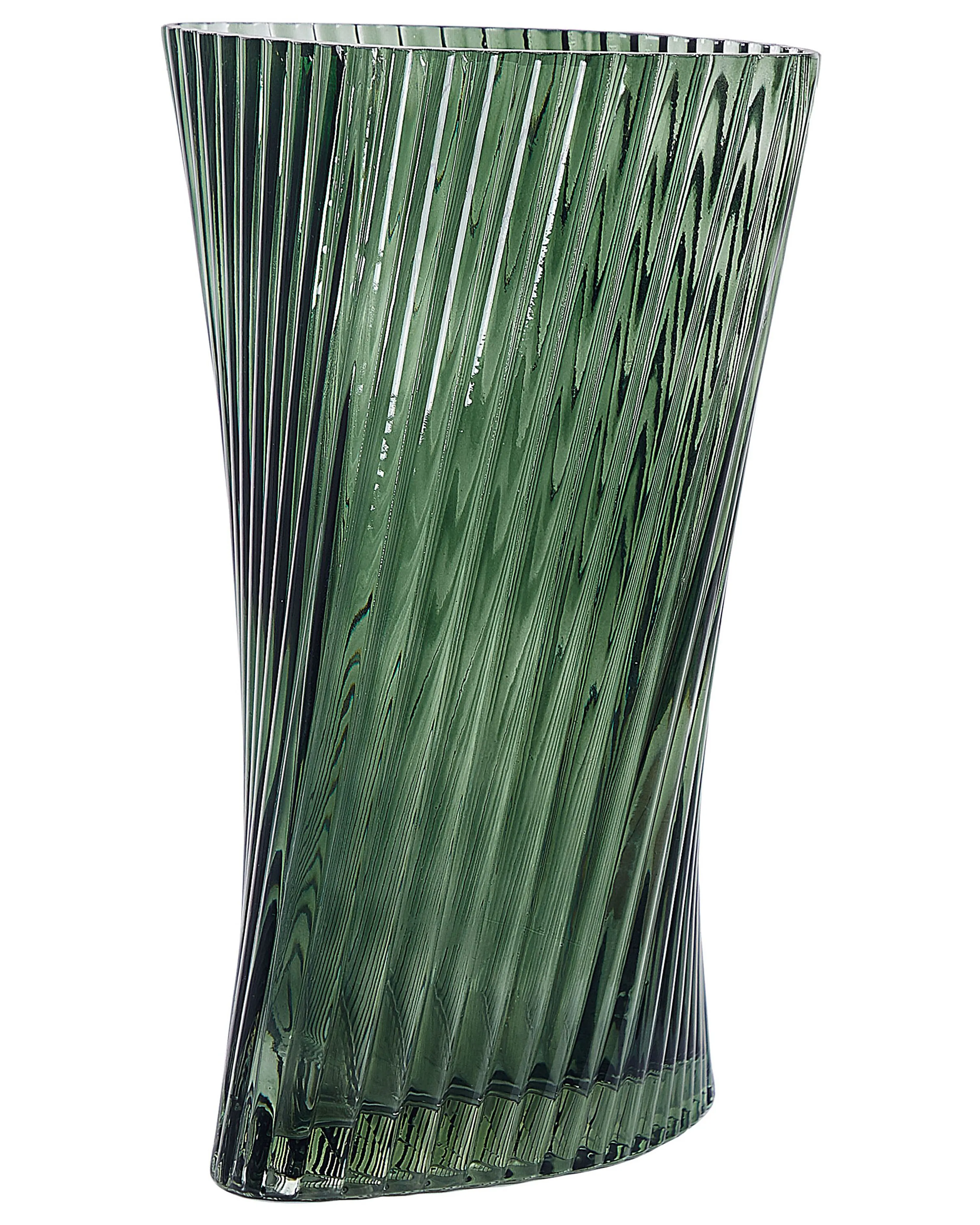 Bloemenvaas MARPISSA Glas 26 cm Donkergroen