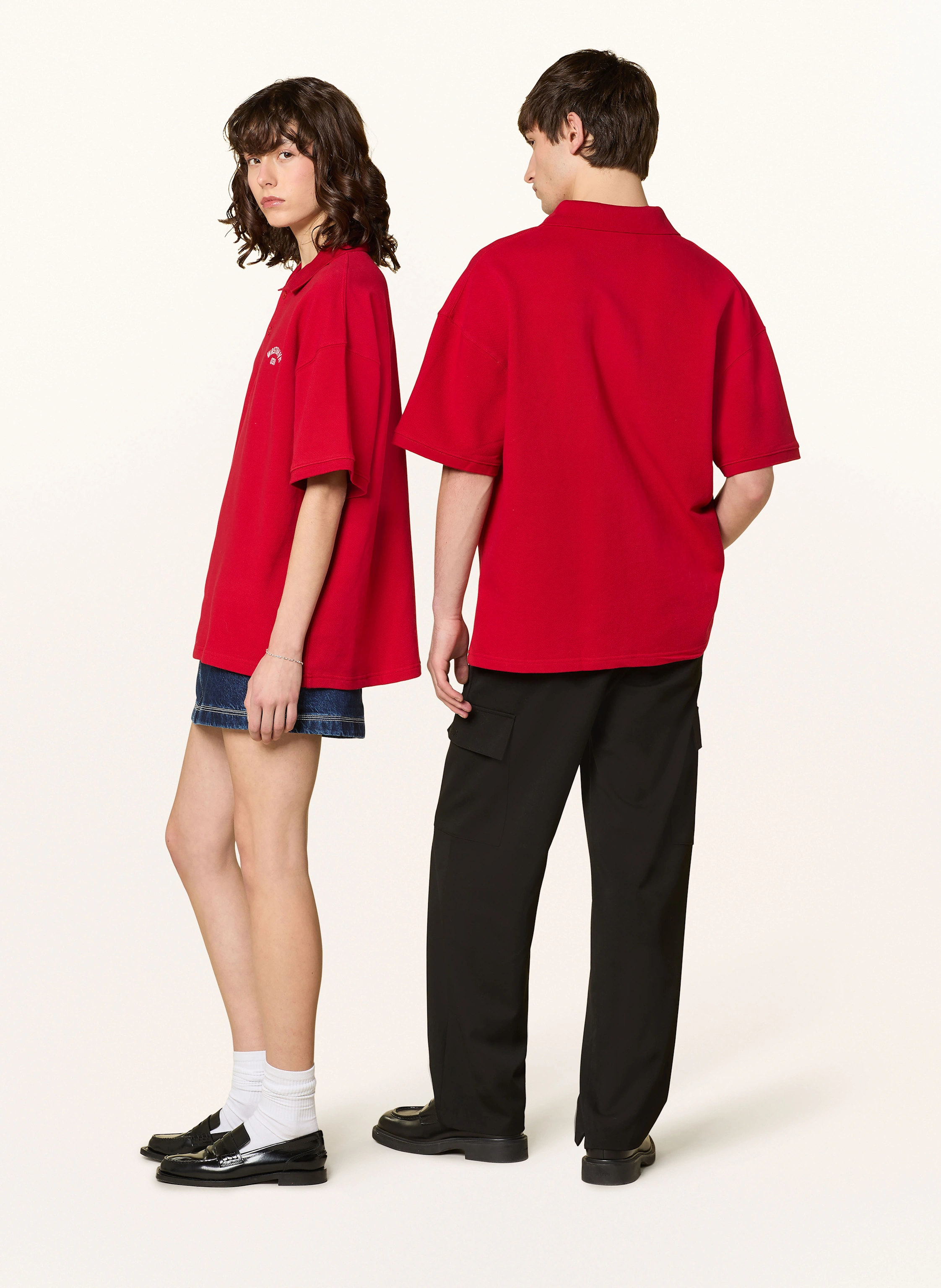 WRSTBHVR Piqué-Poloshirt JARO Wide Fit
