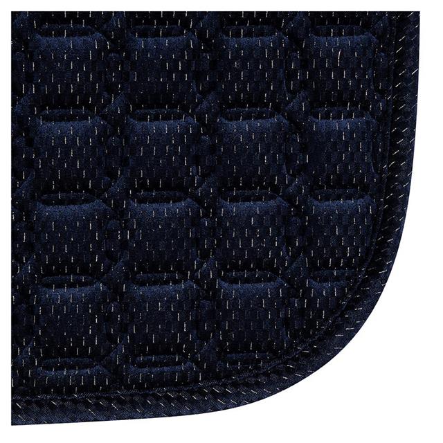 Zadeldek ANKY Check Velvet Dressuur Donkerblauw