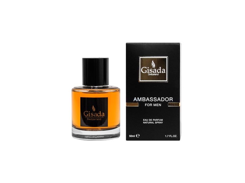 Gisada Eau de Parfum Ambassador Man 50 ml Perfekte Balance zwischen zeitlosem Charm und moderner Raffinesse