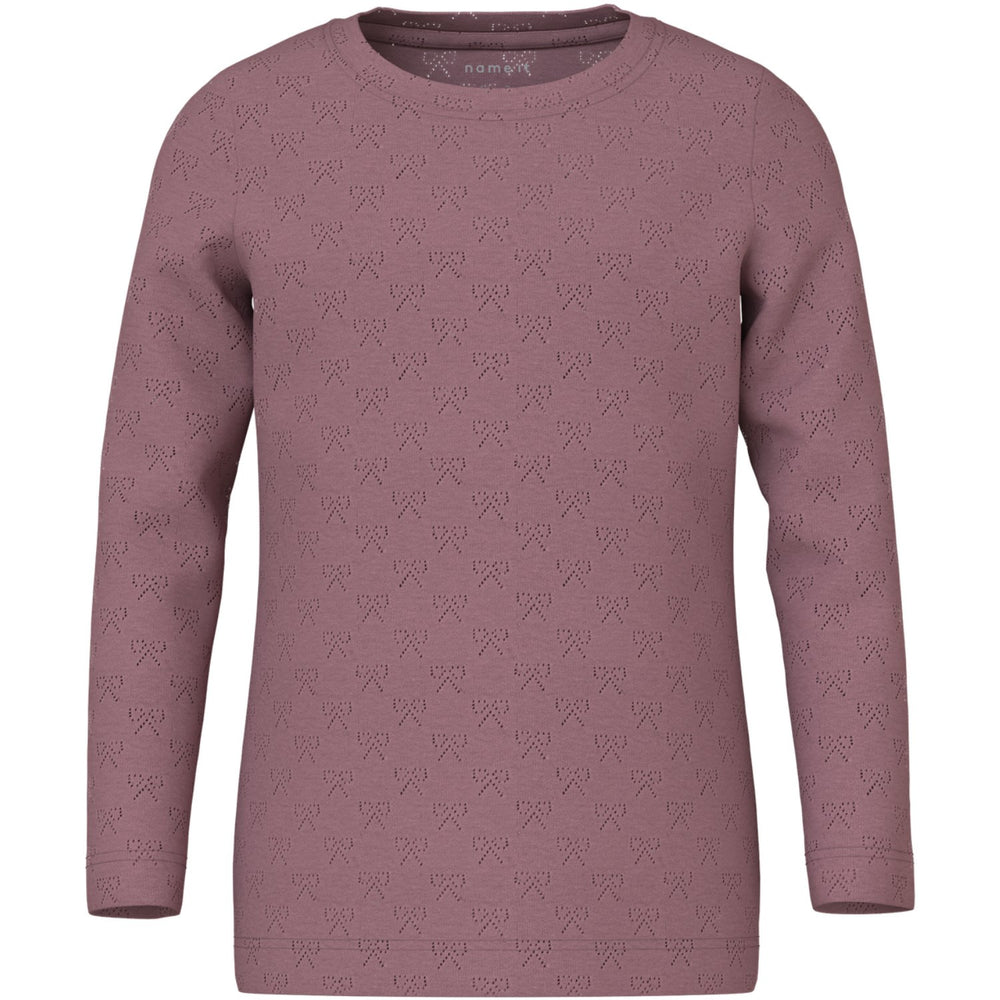 Køb Name It Wistful Mauve Nmfsif Ls Slim Top