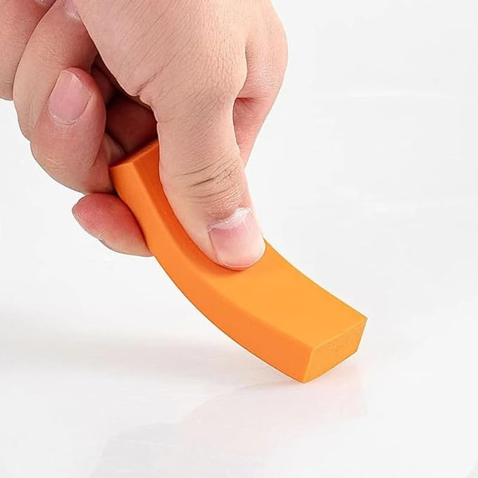 (80x25mm) Kalk Radierer Rost Entferner Armaturen Radiergummi Reiniger für Badezimmer / Küche - Orange