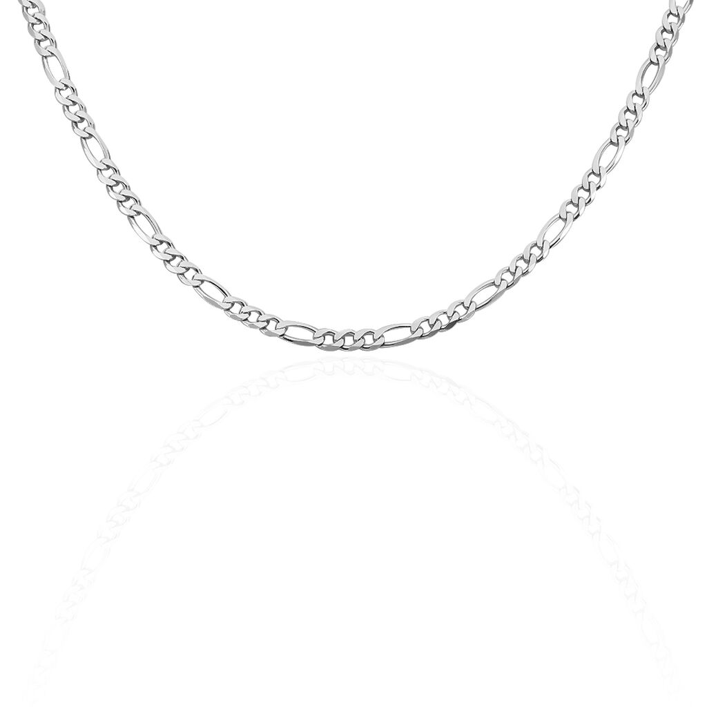 Chaîne Vivian Alternee 1/3 Argent Blanc