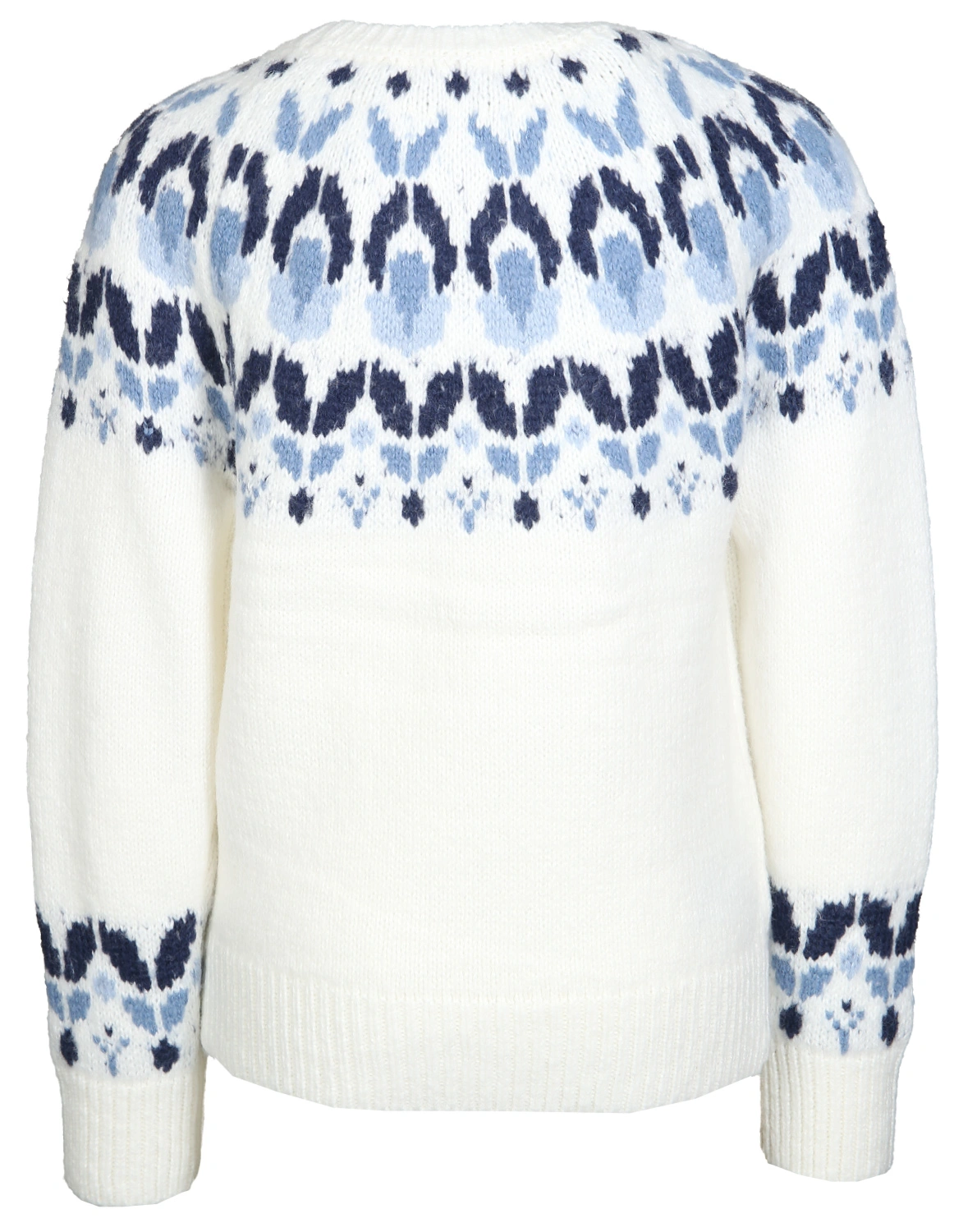 Strick-Pullover JACQUARD in weiß