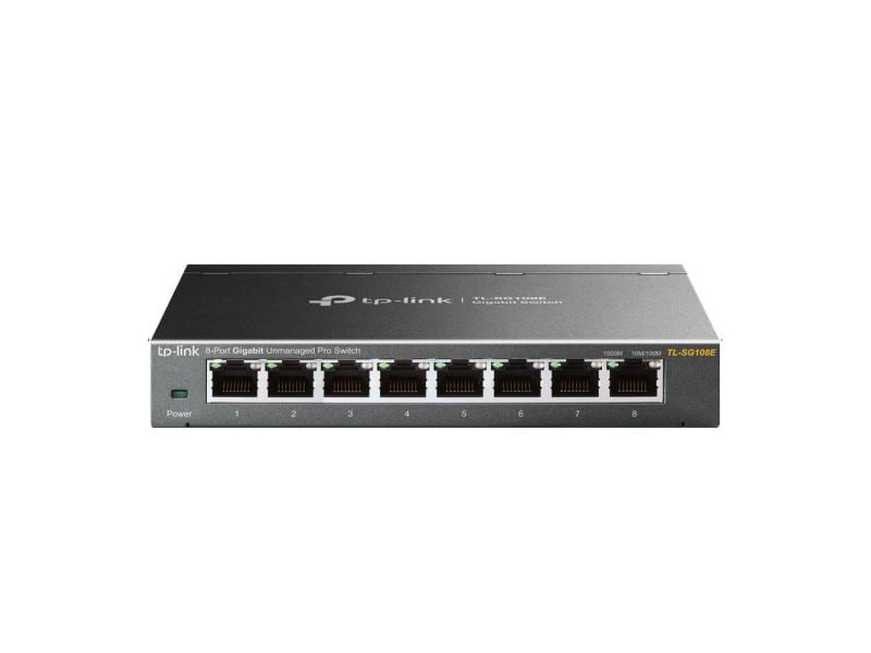 TP-Link Switch Omada Easy Smart 8 x 1G Ports TL-SG108E 8 Po 8-Port Gigabit Smart Switch