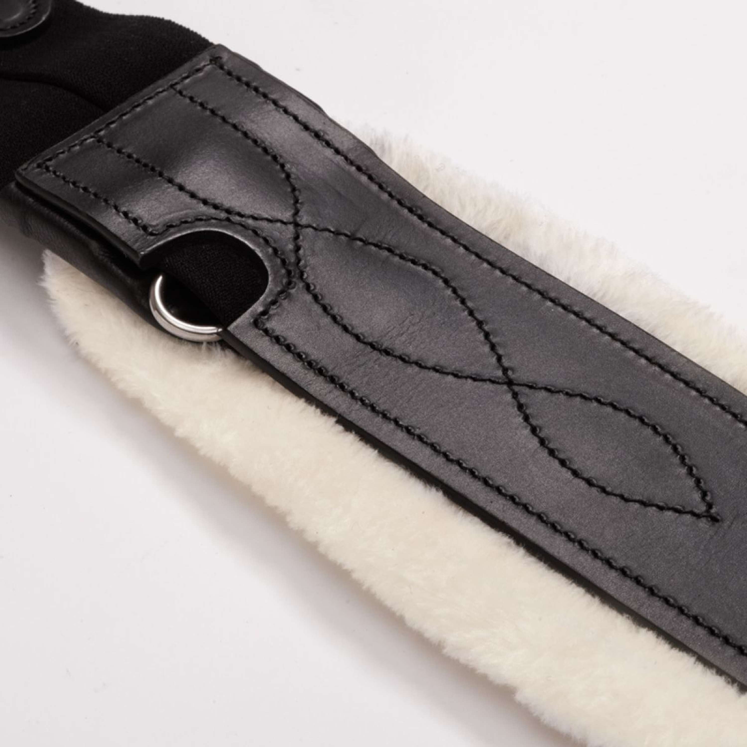 Kavalkade Veelzijdigheidssingel Casper Oiled Leather Faux Fur met Elas