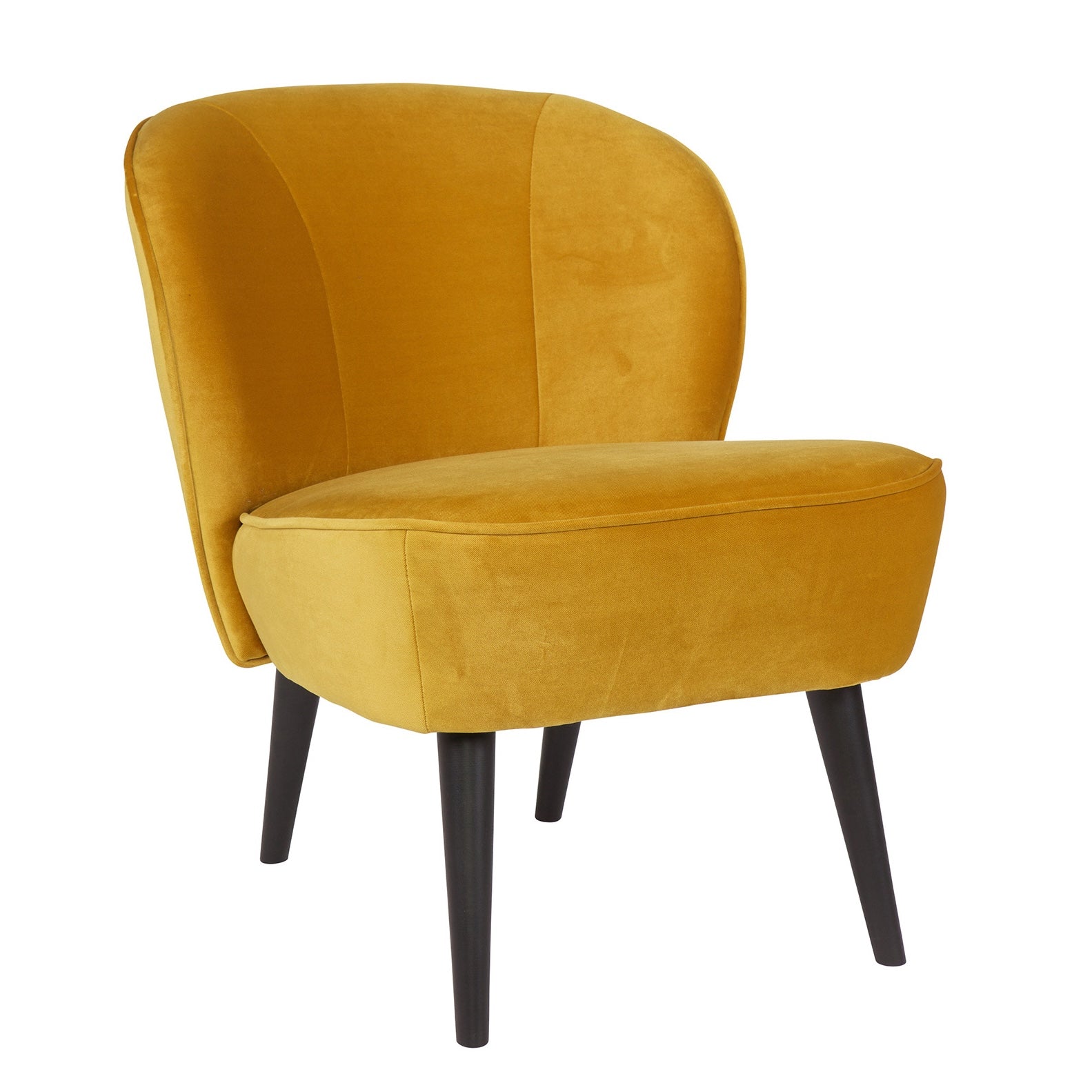 WOOOD Sara Fauteuil - Okergeel