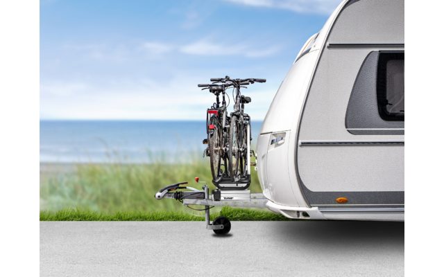 Eufab Fahrradträger für die Deichsel BS260 für 2 Fahrräder, E-Bike geeignet