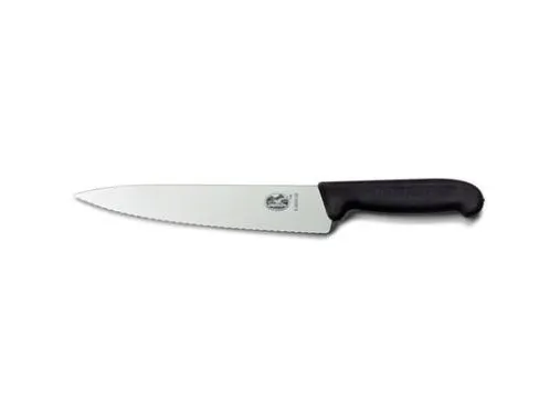 Kokkekniv Classic Victorinox Fibrox klinge 19 cm Bølgeskær,6 stk/krt