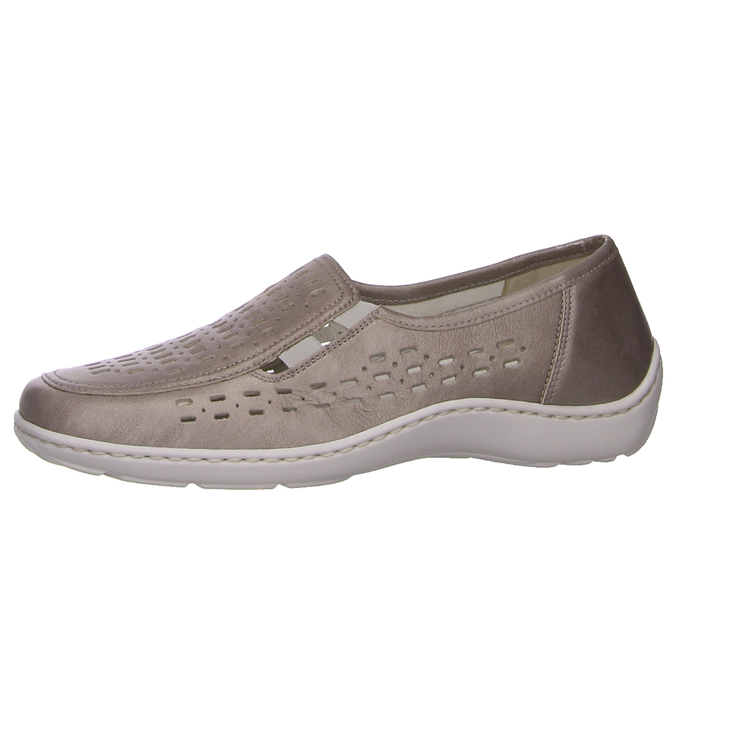 Waldläufer Slipper taupe grau
