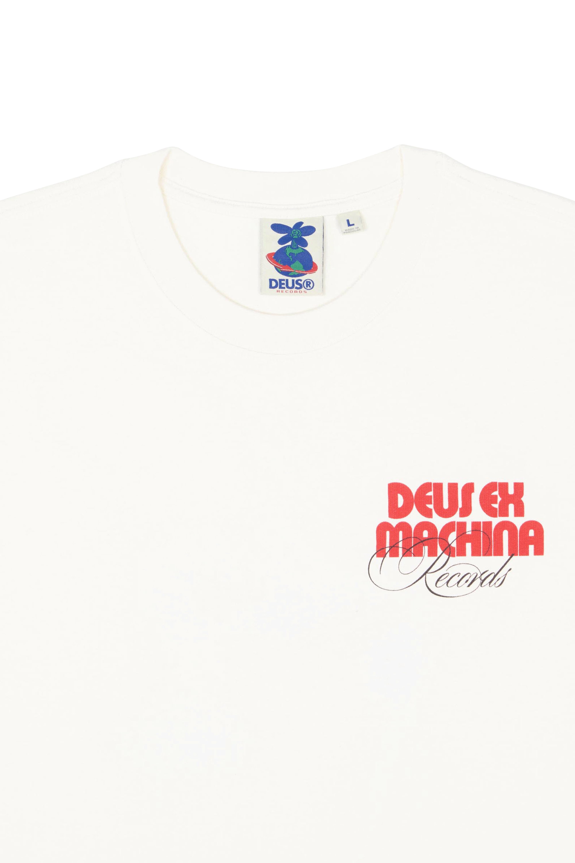 DEUS EX MACHINA T-shirt Caution Tee Beige