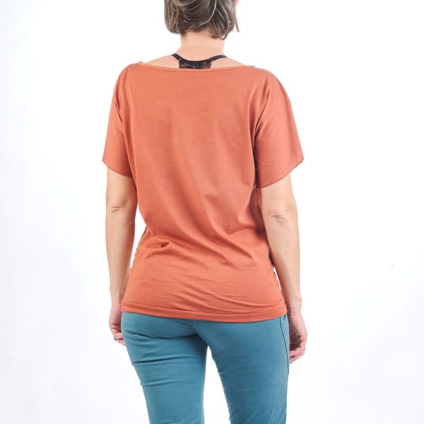 T-shirt escalade NOGRAD WOOD WOMEN TERRACOTTA