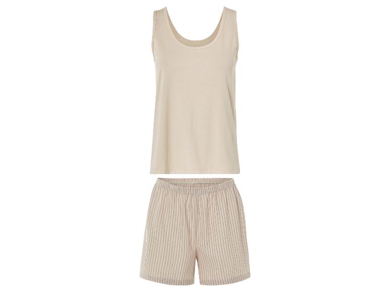 Korte linnen dames pyjama