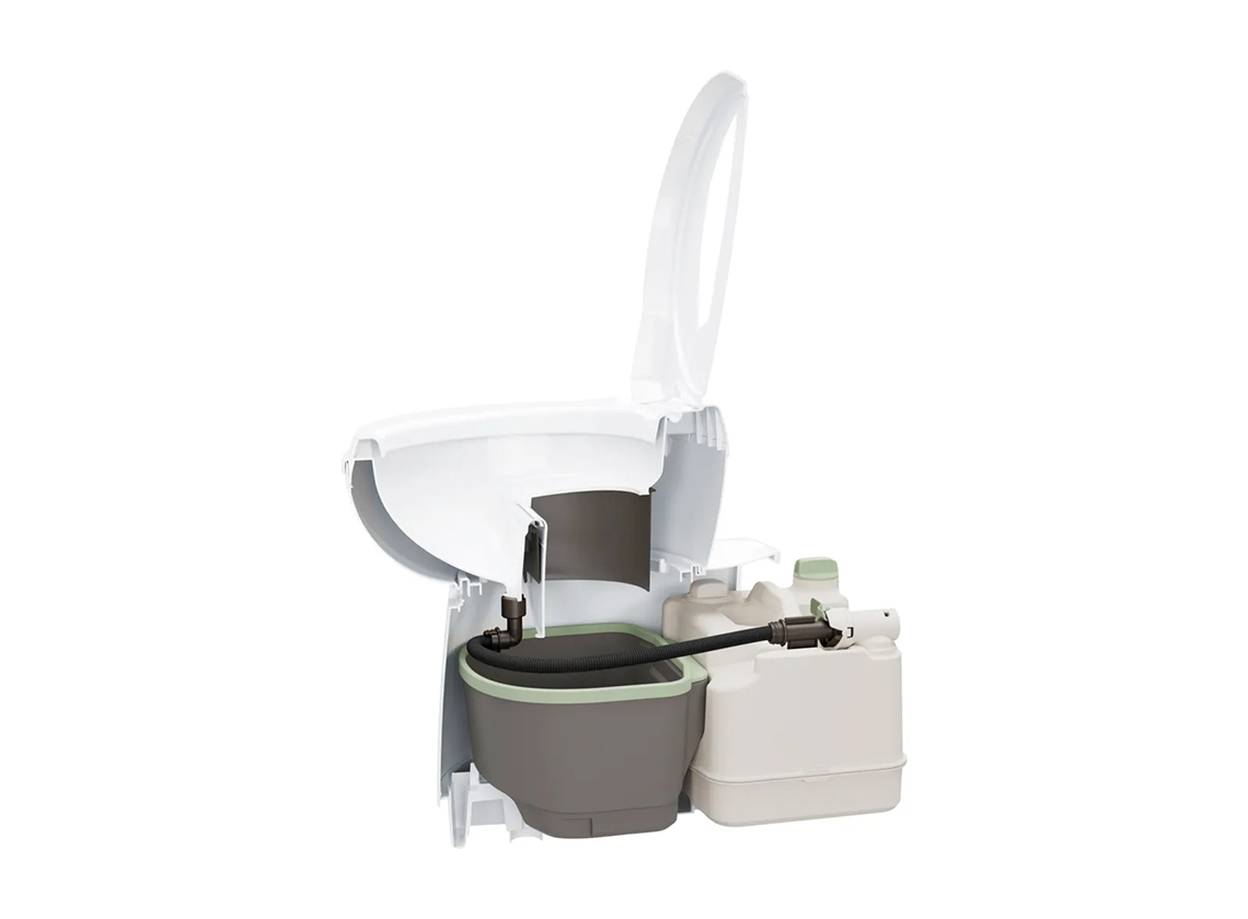 Thetford S260-S droogtoilet zonder ombouwpanelen – elektrisch