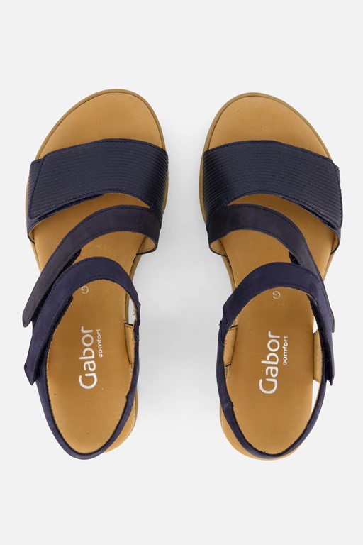 Gabor Sandalen blauw Leer