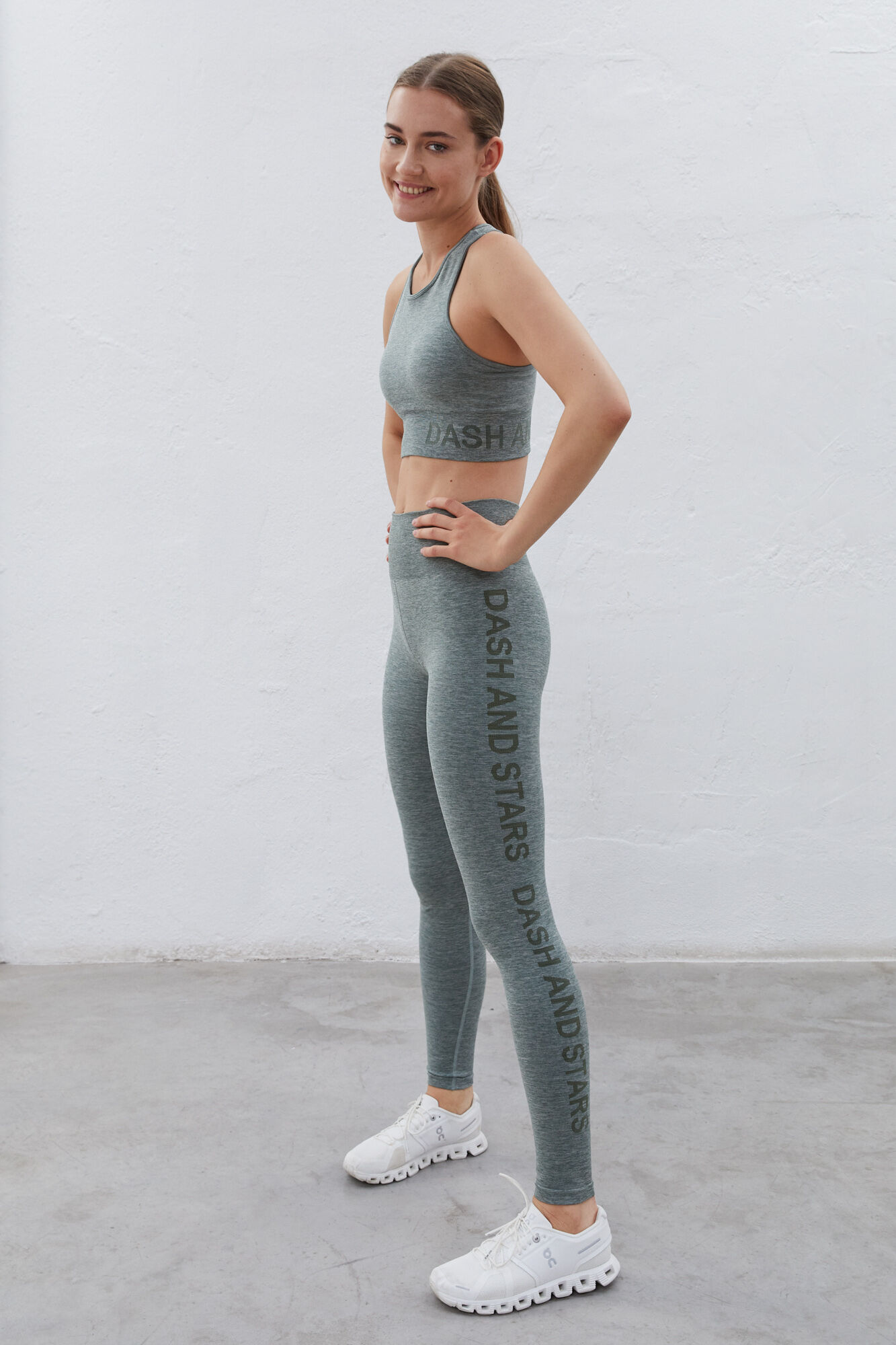 Leggings verdes sem costura - Verde