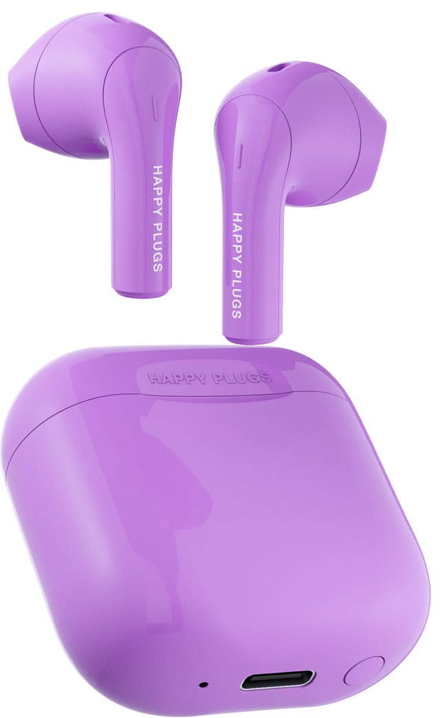 Happy Plugs Joy True Wireless in-ear høretelefoner (lilla)
