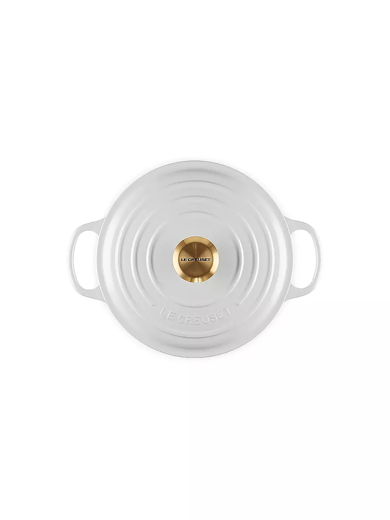 LE CREUSET Bräter rund Signature 20cm weiss