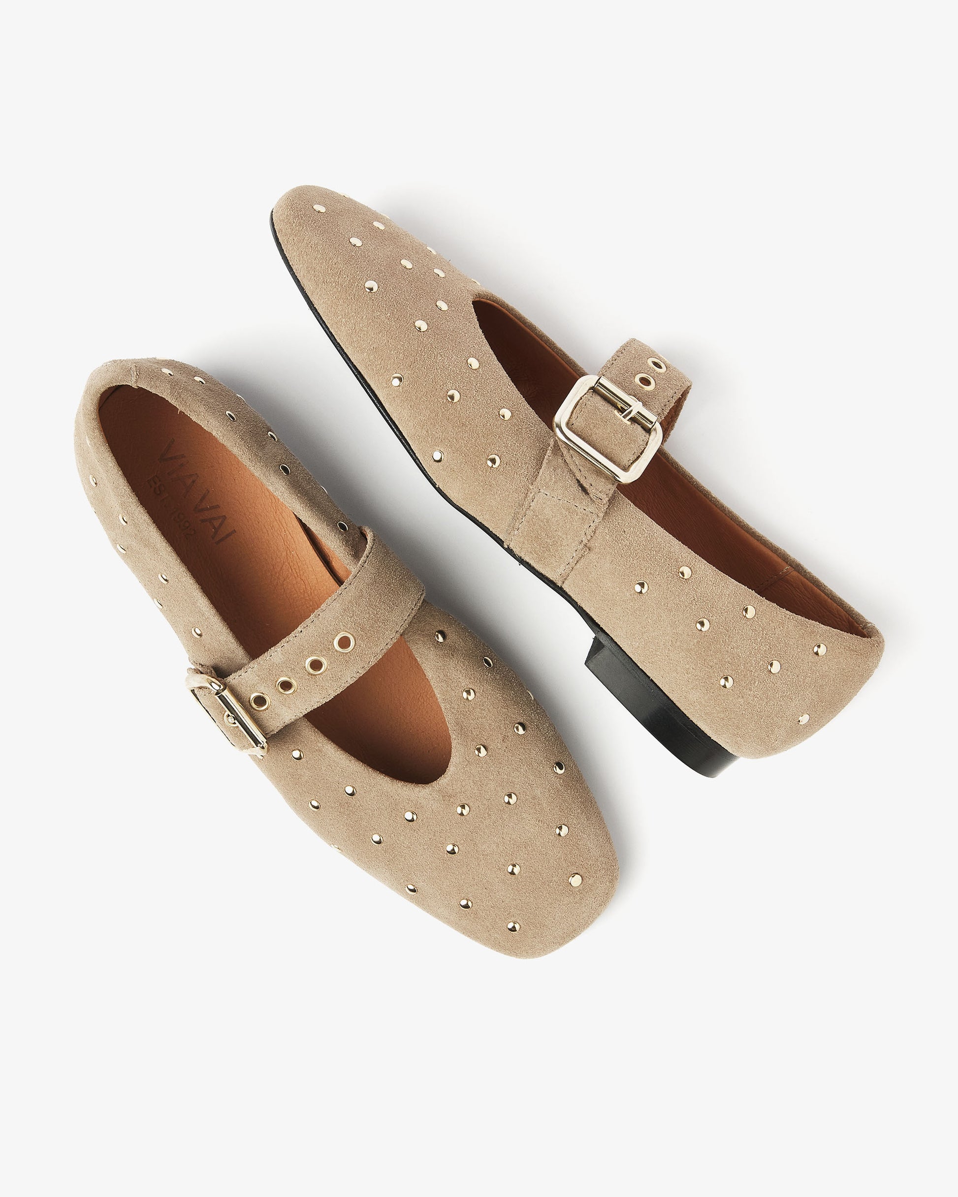 VIA VAI beige ballerinas Lou Nina