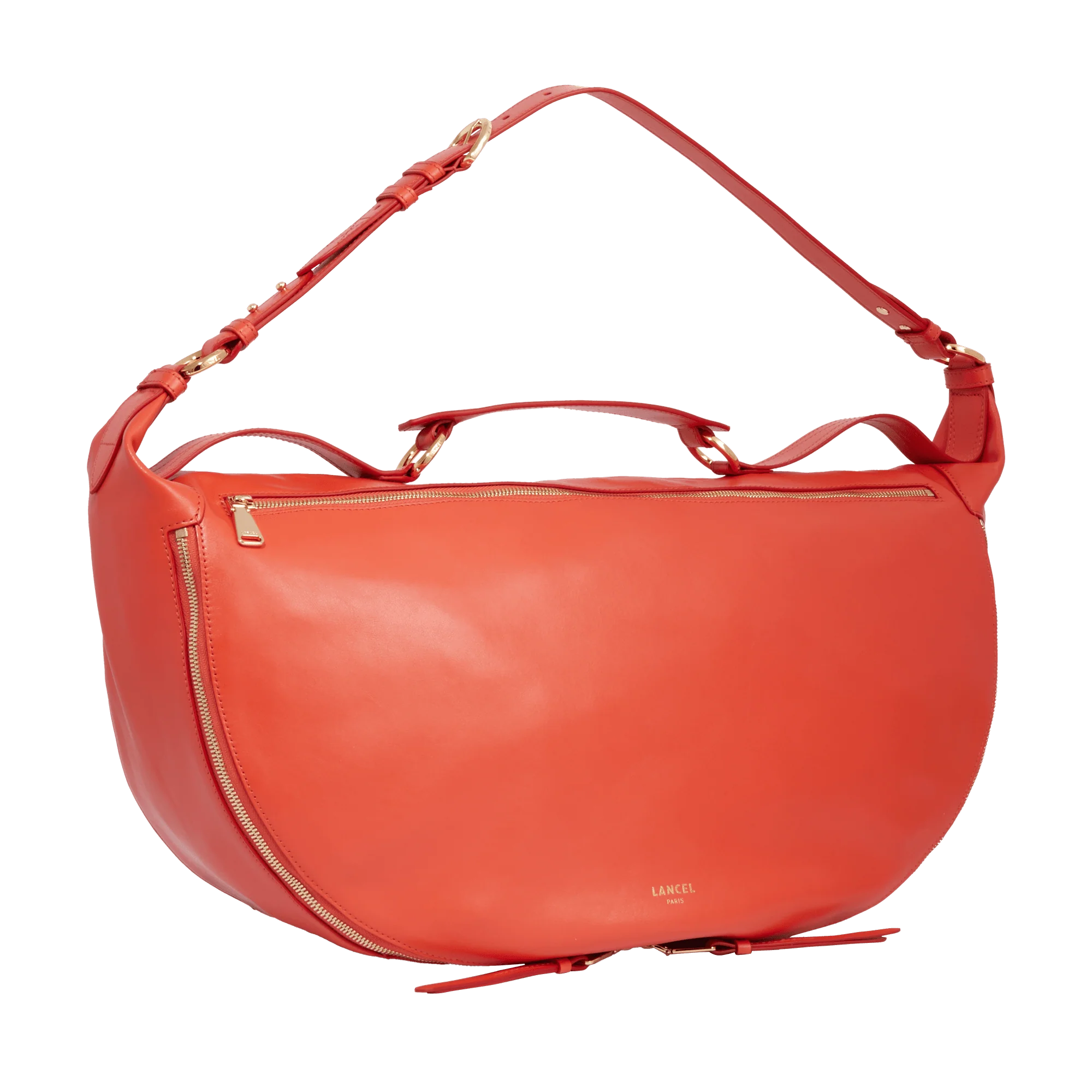 Sac porté épaule L Origami de Lancel-Citrouille
