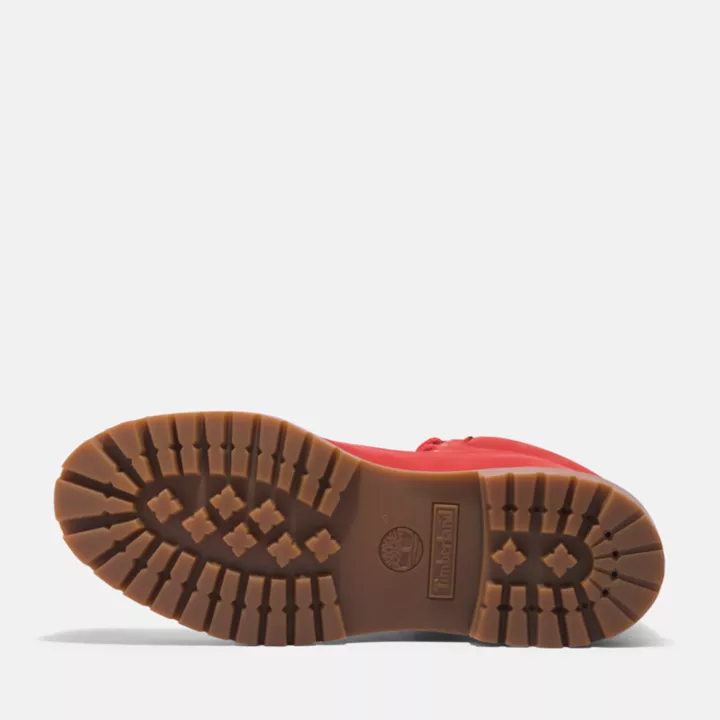 Timberland 50th Edition Premium 6-Inch Boot imperméables pour homme en rouge