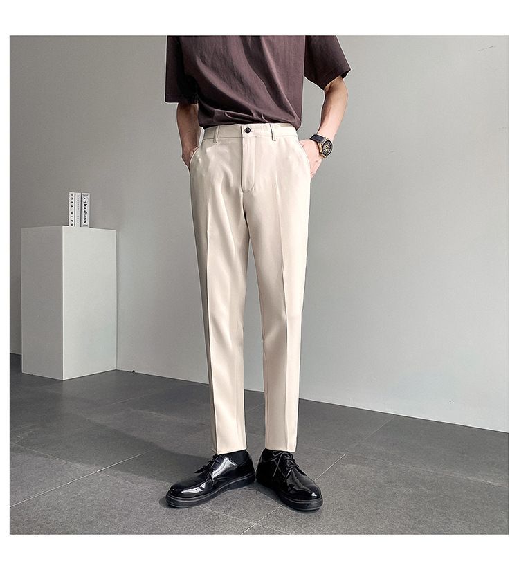 Deepwood - Rechte, effen pantalon