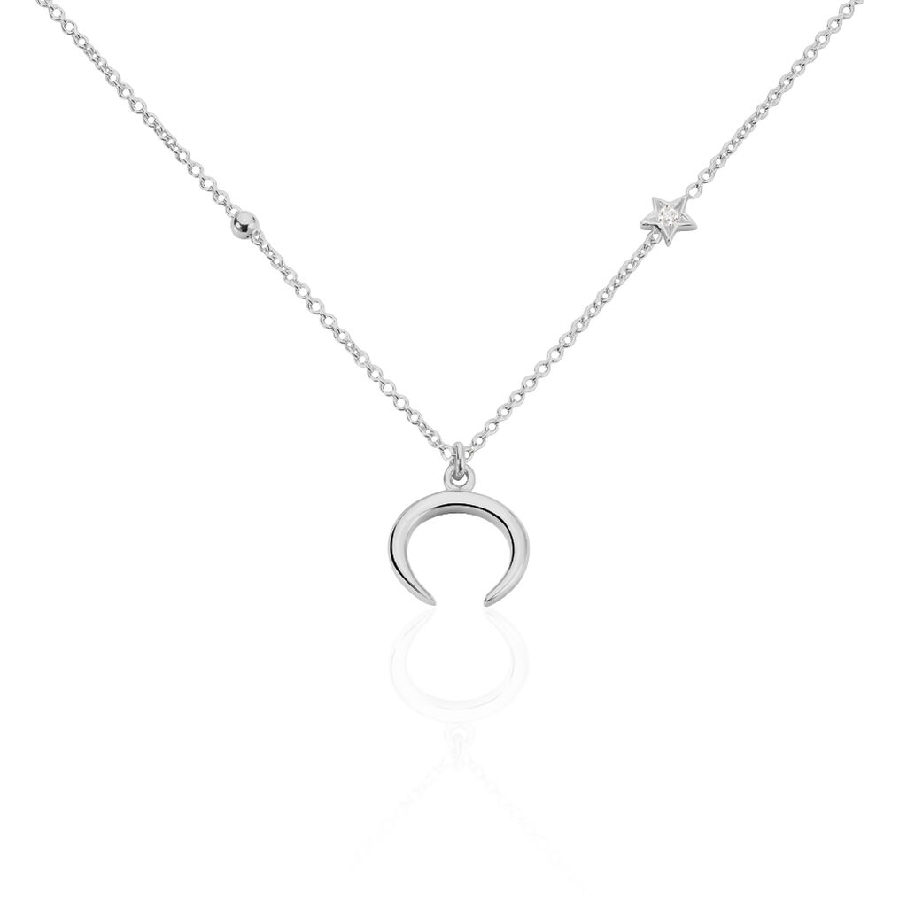 Collier Serenella Argent Blanc Oxyde De Zirconium