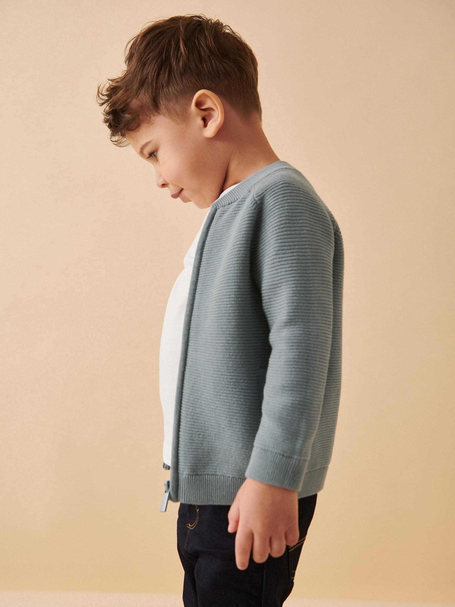 Blauw - Vest met ritssluiting (3 mnd-7 jr)