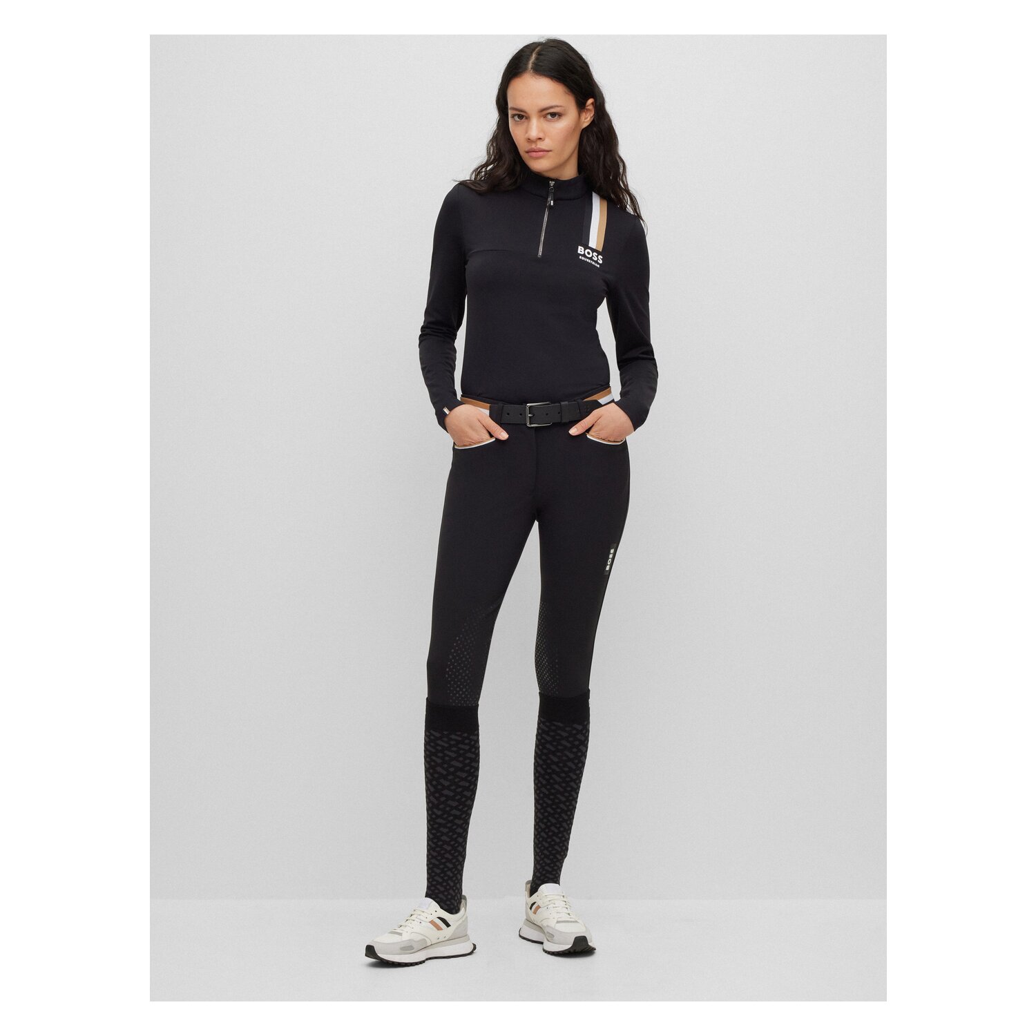 BOSS EQUESTRIAN Trainingsshirt Lia - black